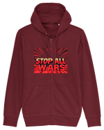 STOP ALL WARS - OPRITI TOATE RAZBOAIELE 2 Hanorac cu fermoar Unisex Connector