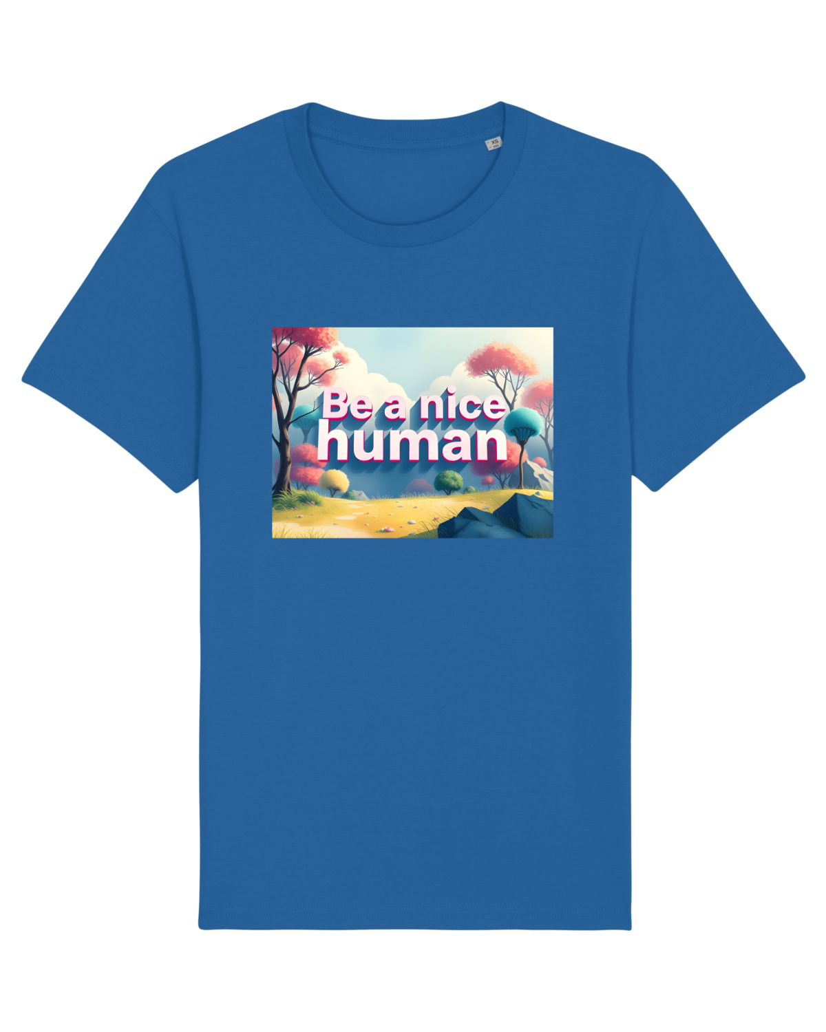 Tricou mânecă scurtă Unisex Rocker Royal Blue