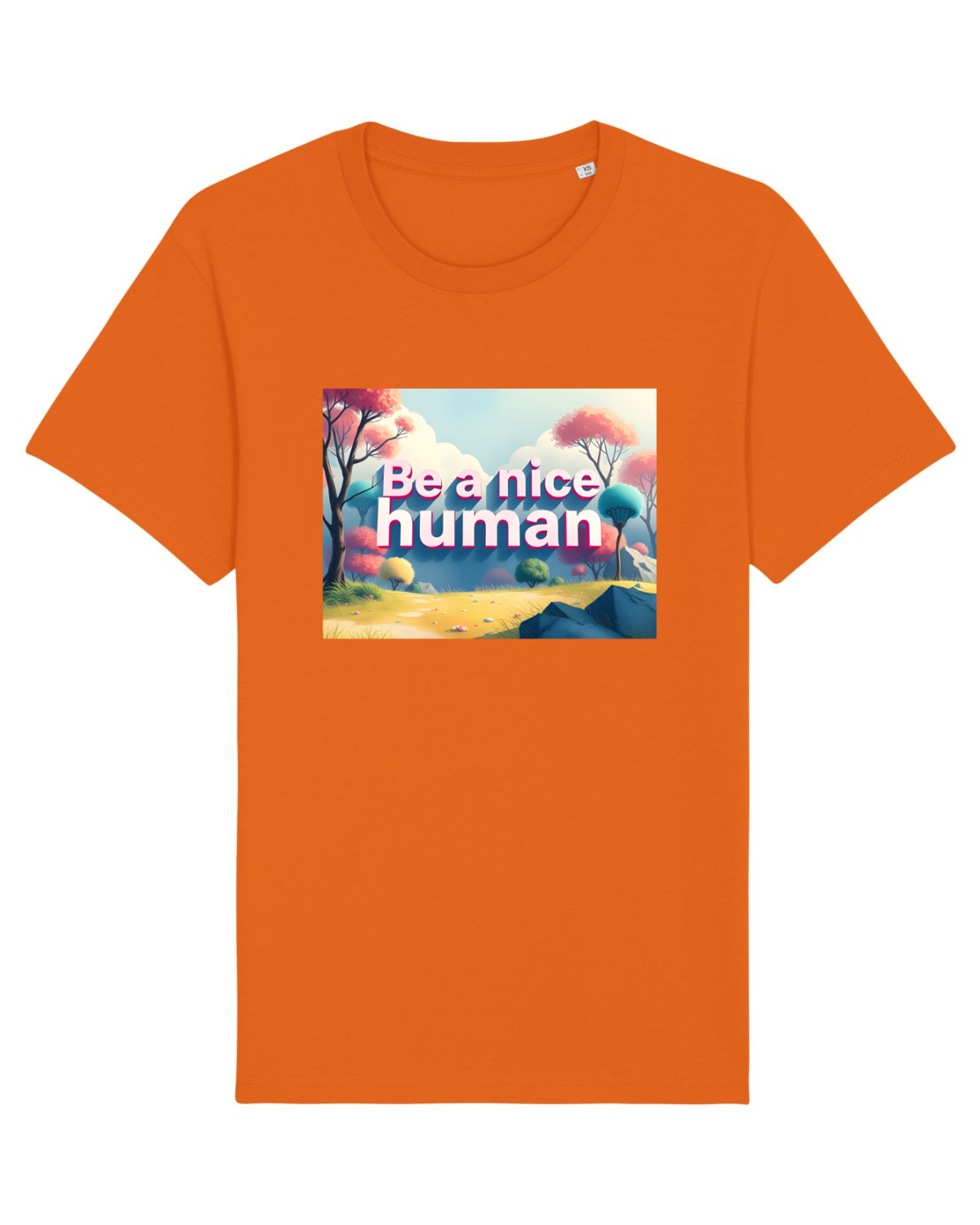 Tricou mânecă scurtă Unisex Rocker Bright Orange