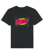 BE FREE - FII LIBER! Tricou mânecă scurtă Unisex Rocker