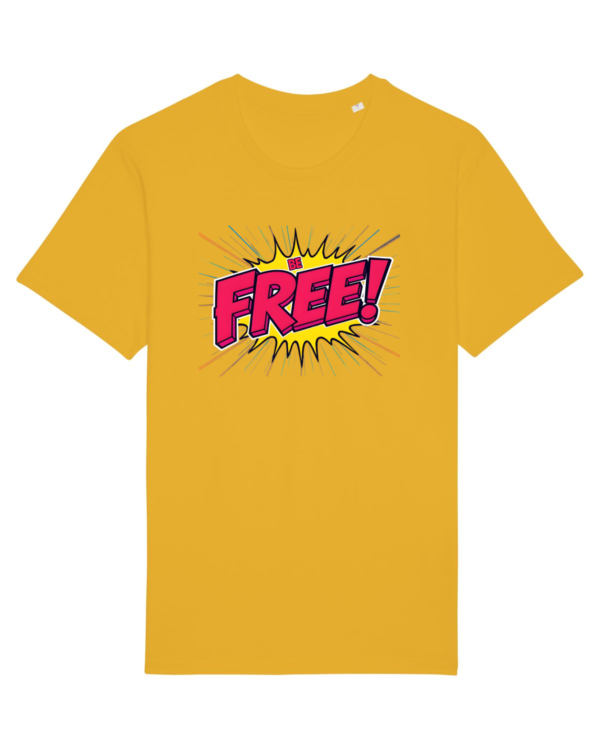 Tricou mânecă scurtă Unisex Rocker Spectra Yellow