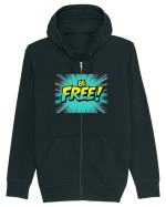 BE FREE - FII LIBER! 2 Hanorac cu fermoar Unisex Connector