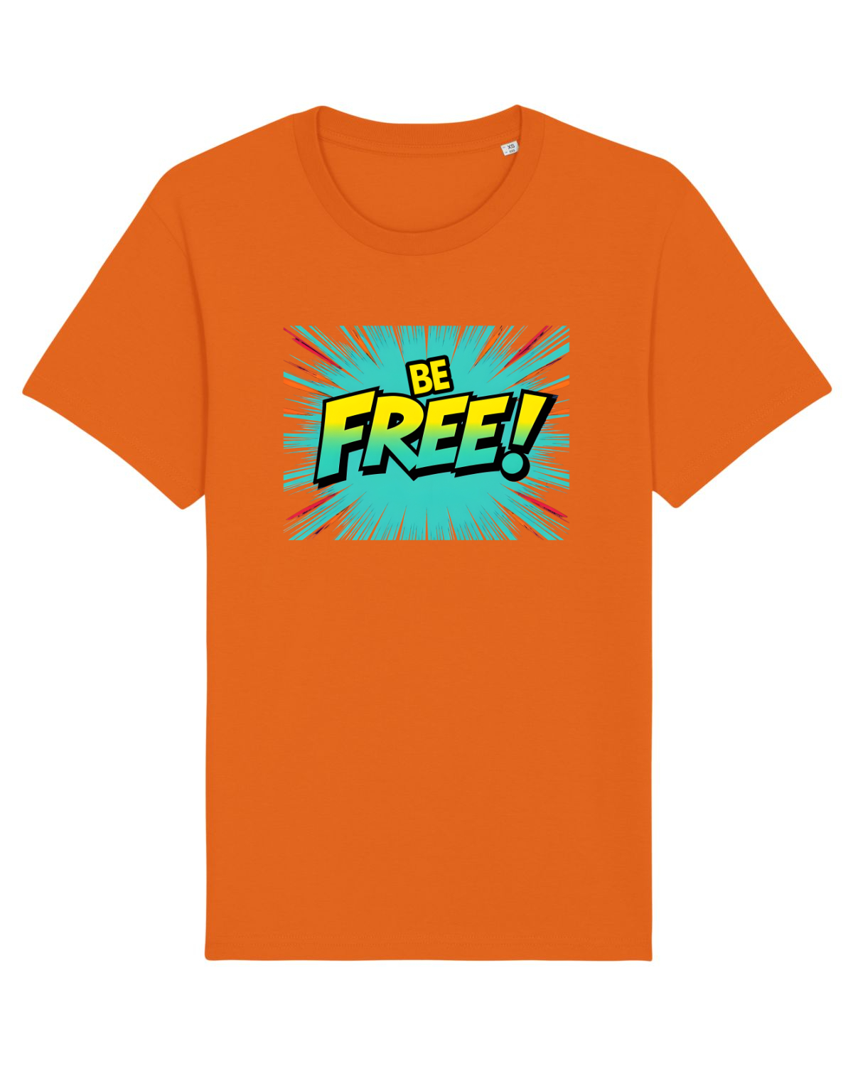 Tricou mânecă scurtă Unisex Rocker Bright Orange