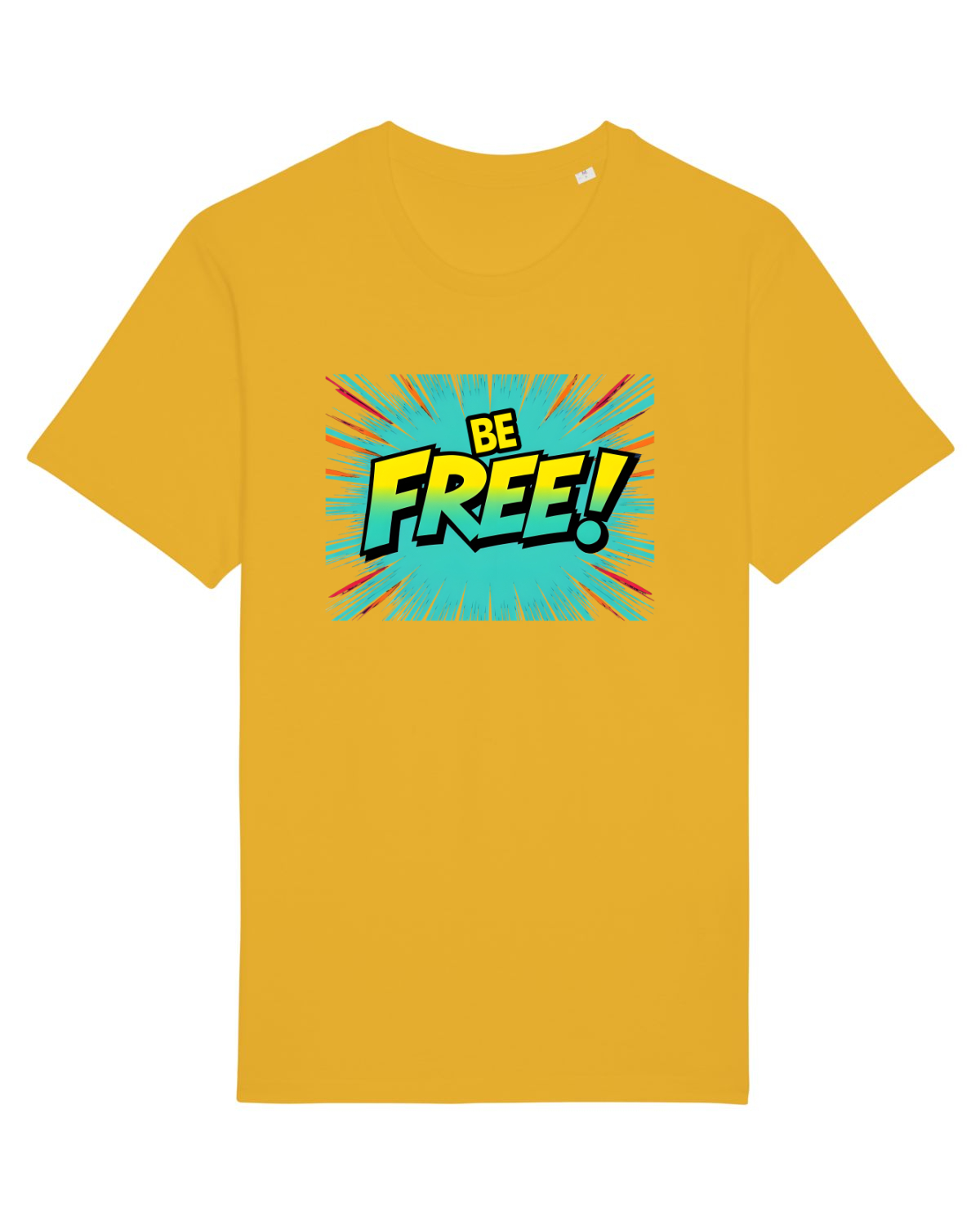 Tricou mânecă scurtă Unisex Rocker Spectra Yellow