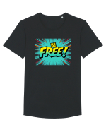 BE FREE - FII LIBER! 2 Tricou mânecă scurtă guler larg Bărbat Skater