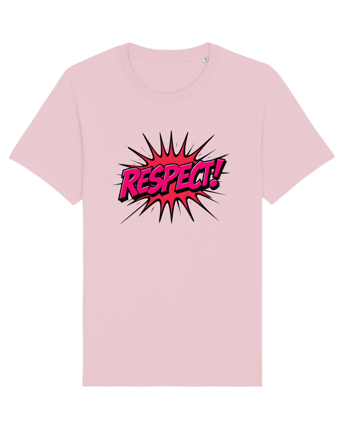 Tricou mânecă scurtă Unisex Rocker Cotton Pink