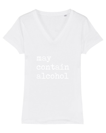 May contain alcohol White