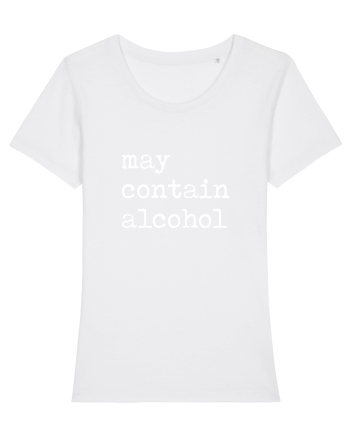 May contain alcohol White