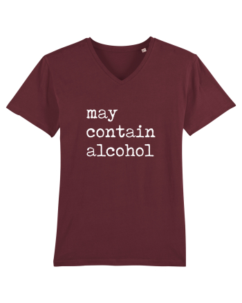 May contain alcohol Burgundy
