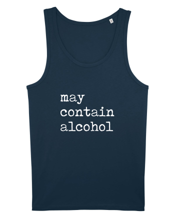 May contain alcohol Navy