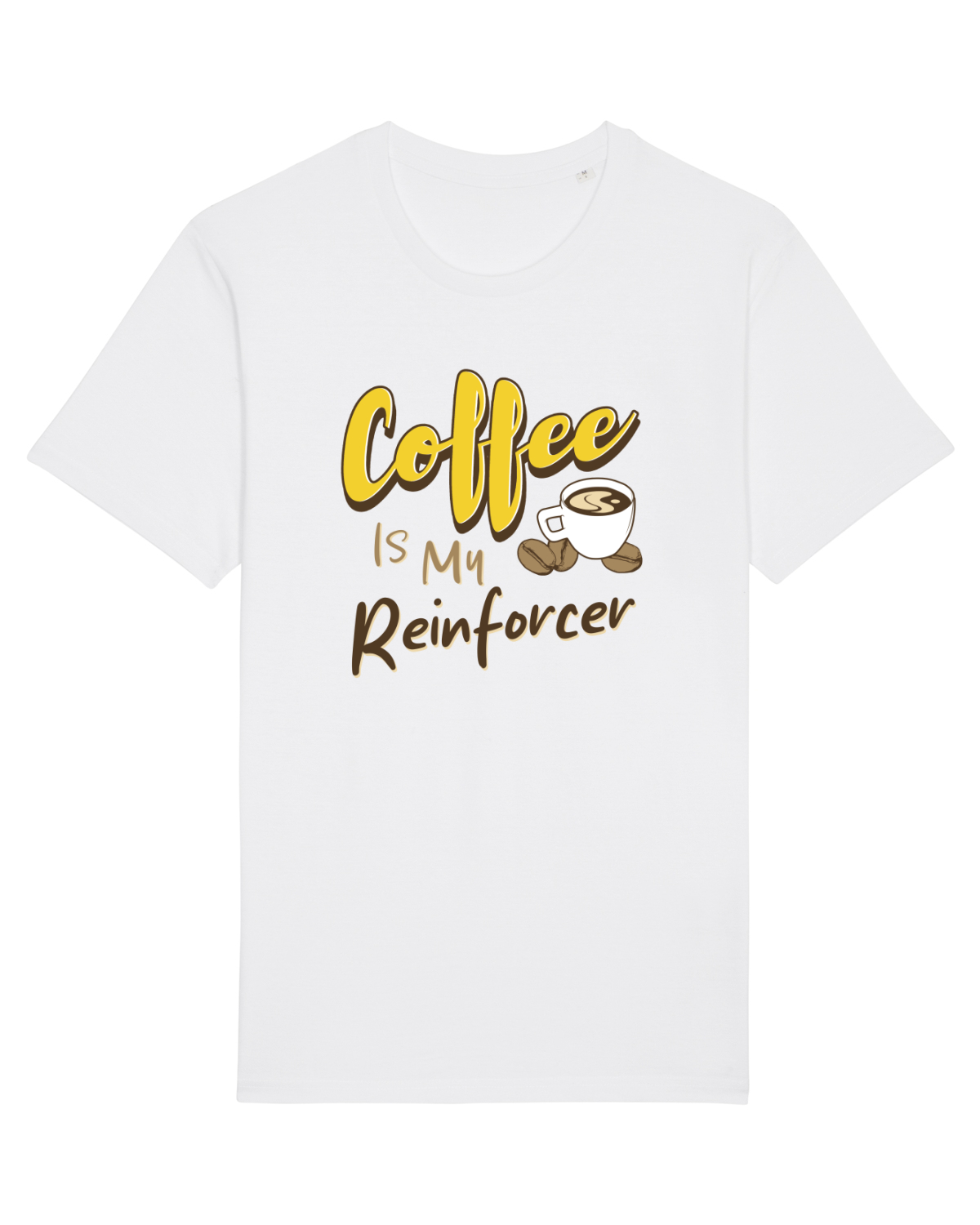 Tricou mânecă scurtă Unisex Rocker White
