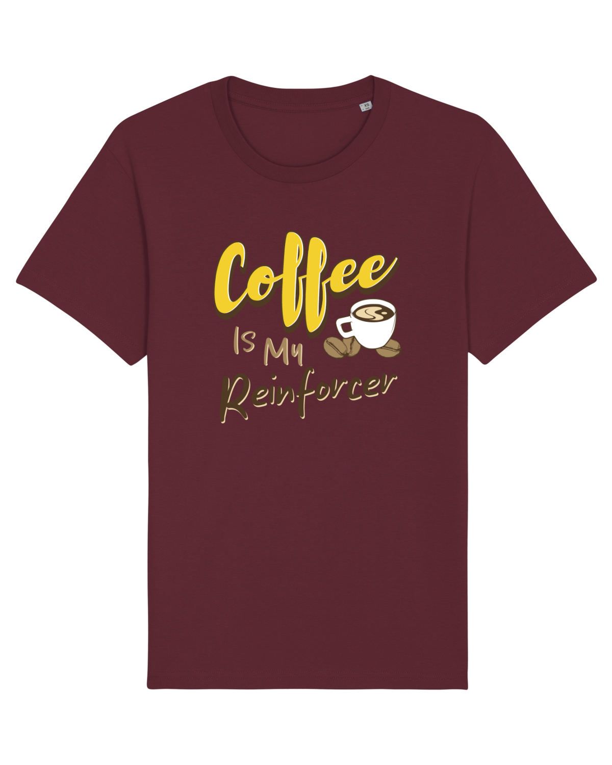 Tricou mânecă scurtă Unisex Rocker Burgundy