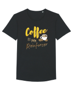 Coffee is my Reinforcer Tricou mânecă scurtă guler larg Bărbat Skater