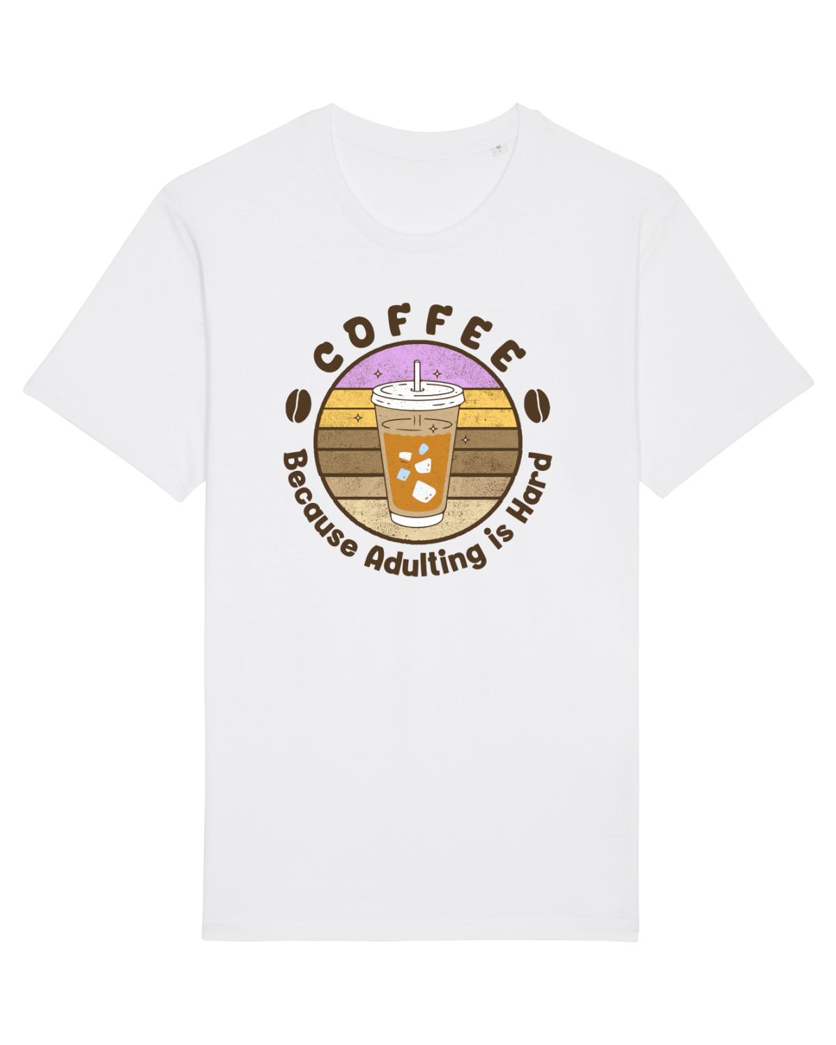Tricou mânecă scurtă Unisex Rocker White