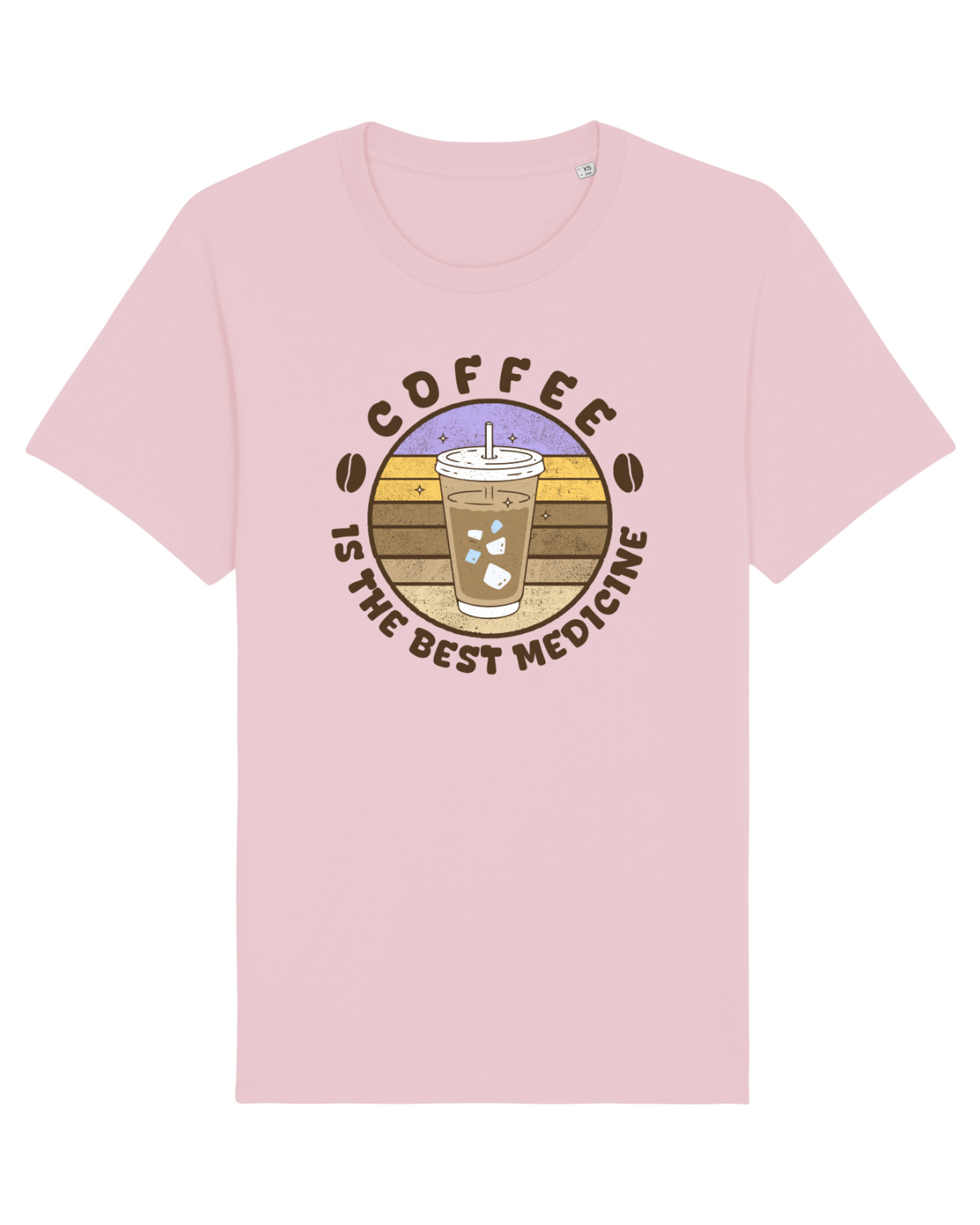 Tricou mânecă scurtă Unisex Rocker Cotton Pink