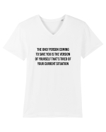 The Only Person Tricou mânecă scurtă guler V Bărbat Presenter