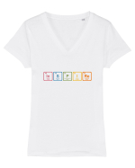 INSPIRE Tricou mânecă scurtă guler V Damă Evoker