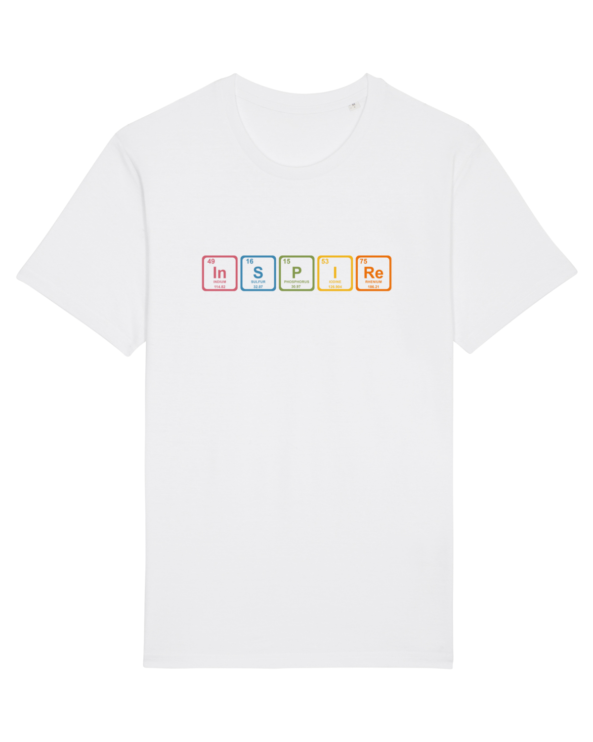 Tricou mânecă scurtă Unisex Rocker White
