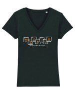 Motivation Tricou mânecă scurtă guler V Damă Evoker