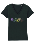 Motivation Tricou mânecă scurtă guler V Damă Evoker