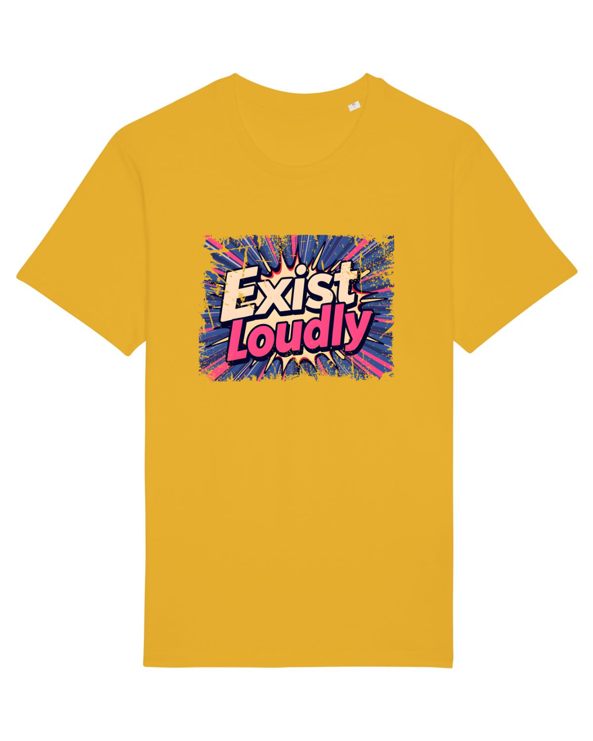 Tricou mânecă scurtă Unisex Rocker Spectra Yellow