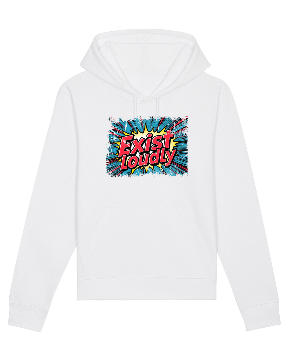 Hanorac Unisex Drummer White