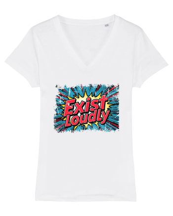 EXIST LOUDLY! 2 Trăiește cu voce tare / fara sa te ascunzi! White