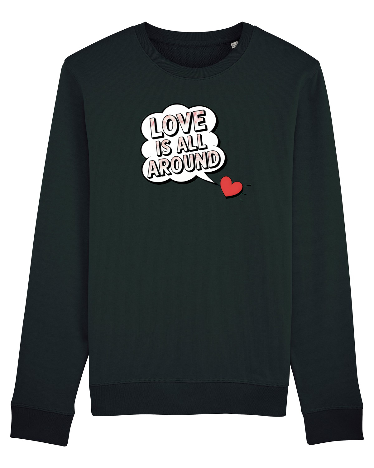Bluză mânecă lungă Unisex Rise Black