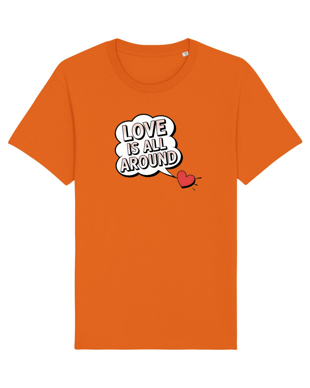 Tricou mânecă scurtă Unisex Rocker Bright Orange