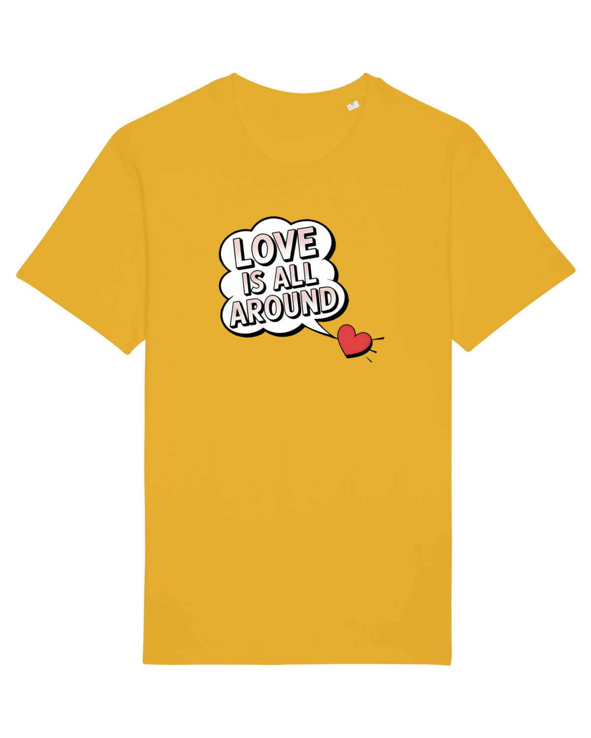 Tricou mânecă scurtă Unisex Rocker Spectra Yellow