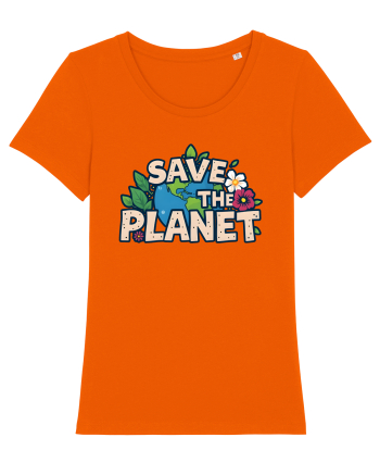 SAVE THE PLANET Salvati planeta 1 Bright Orange