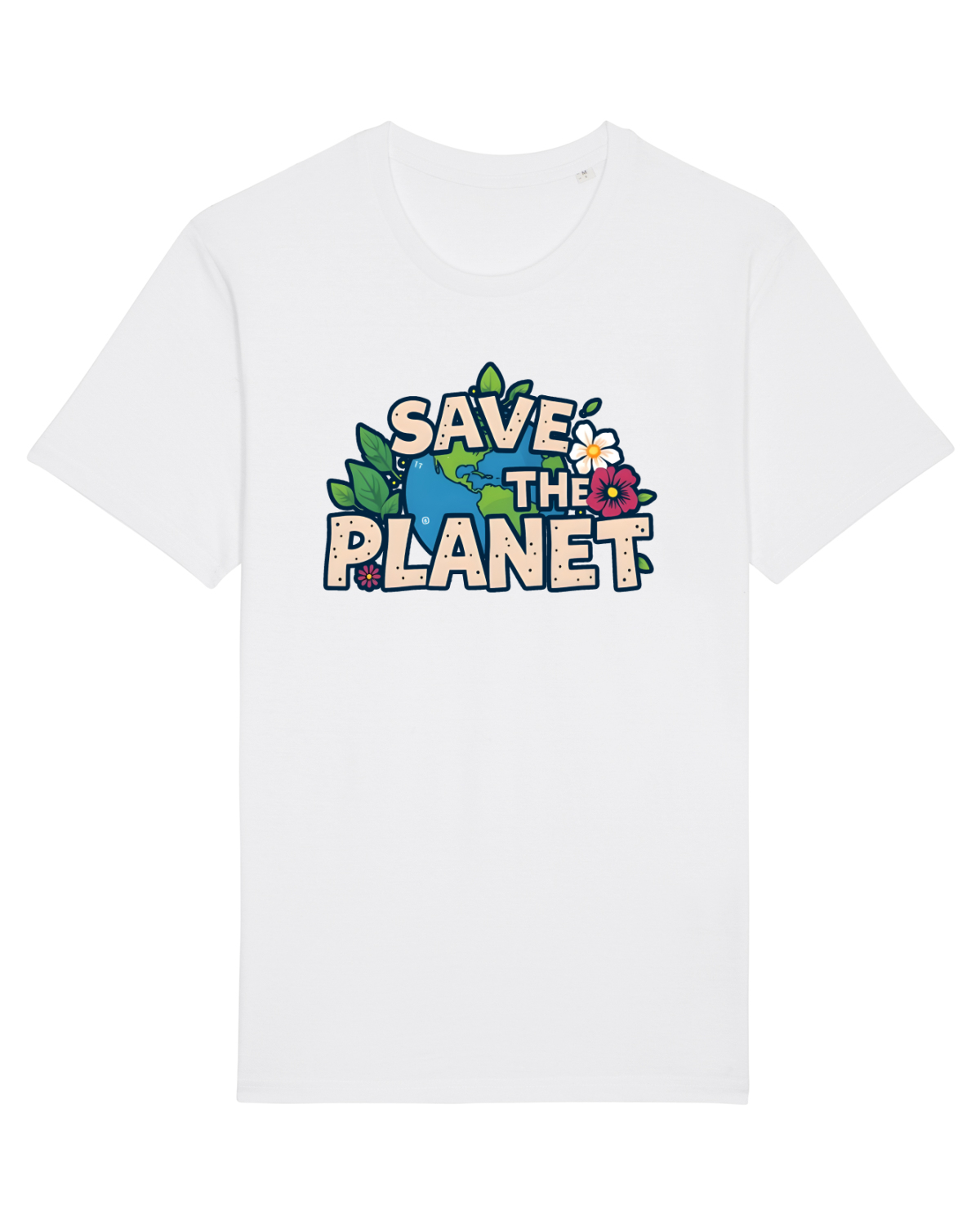 Tricou mânecă scurtă Unisex Rocker White