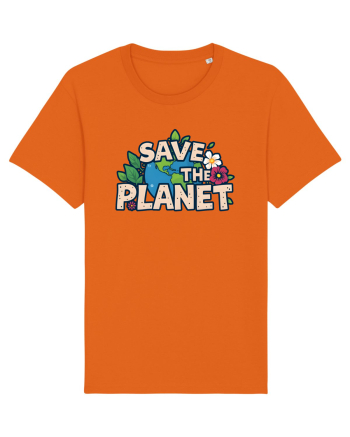 SAVE THE PLANET Salvati planeta 1 Bright Orange