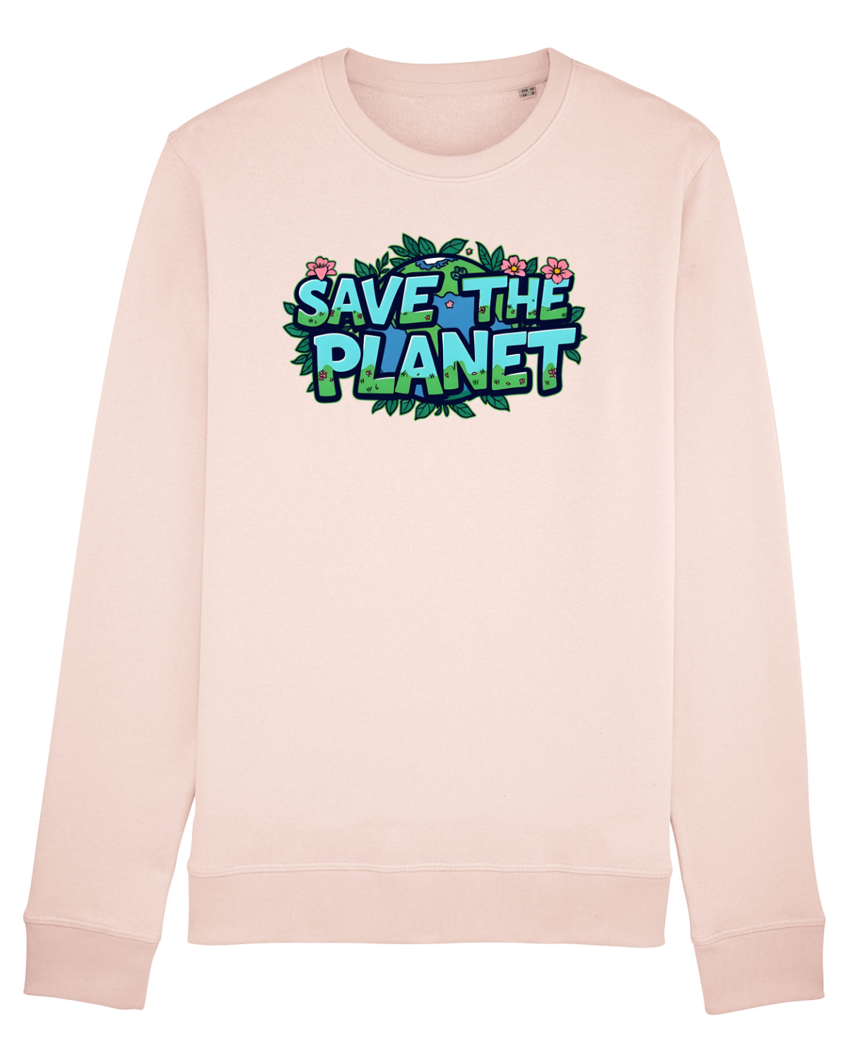 Bluză mânecă lungă Unisex Rise Candy Pink