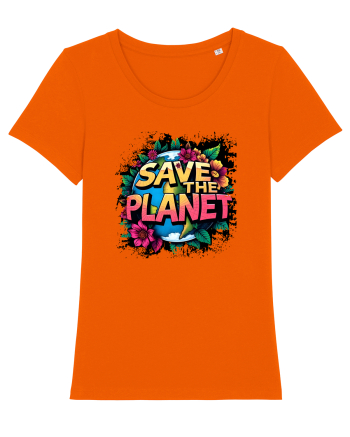 SAVE THE PLANET Salvati planeta 3 Bright Orange