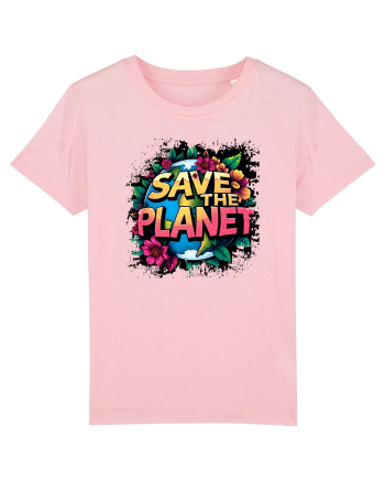 SAVE THE PLANET Salvati planeta 3 Cotton Pink