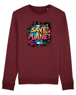 SAVE THE PLANET Salvati planeta 3 Bluză mânecă lungă Unisex Rise