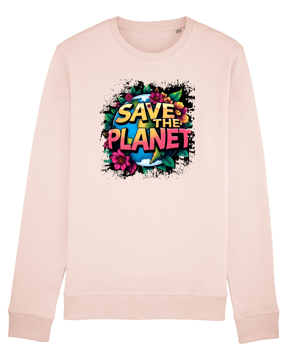 Bluză mânecă lungă Unisex Rise Candy Pink