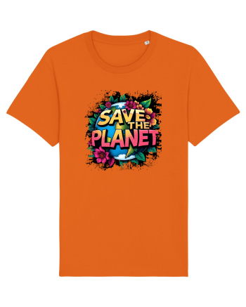 SAVE THE PLANET Salvati planeta 3 Bright Orange