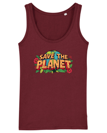 SAVE THE PLANET Salvati planeta 4 Burgundy