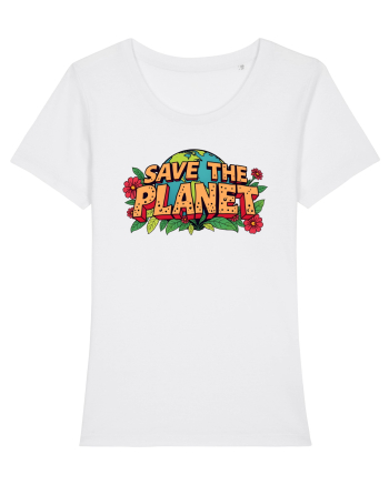 SAVE THE PLANET Salvati planeta 4 White