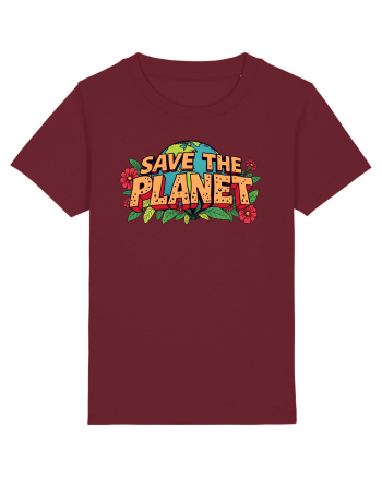 SAVE THE PLANET Salvati planeta 4 Burgundy