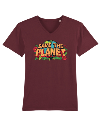 SAVE THE PLANET Salvati planeta 4 Burgundy