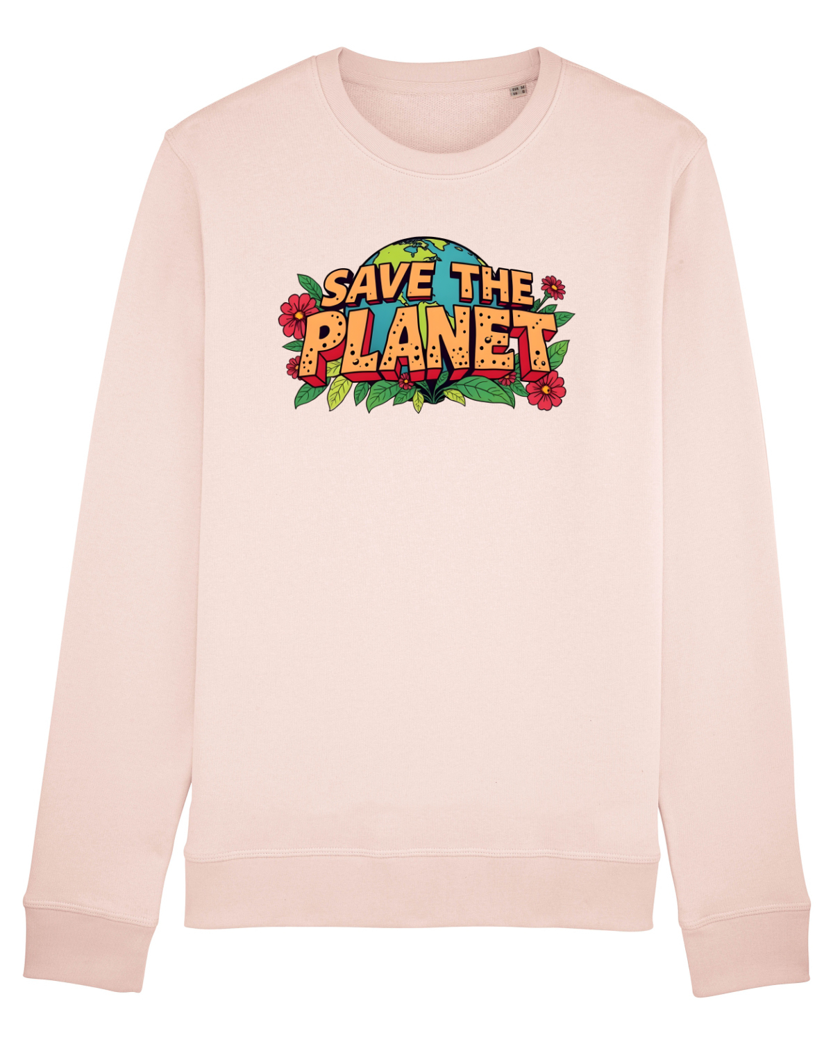 Bluză mânecă lungă Unisex Rise Candy Pink