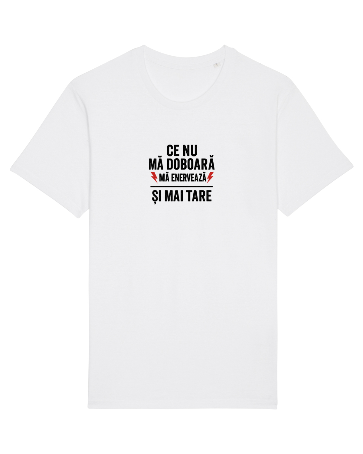 Tricou mânecă scurtă Unisex Rocker White
