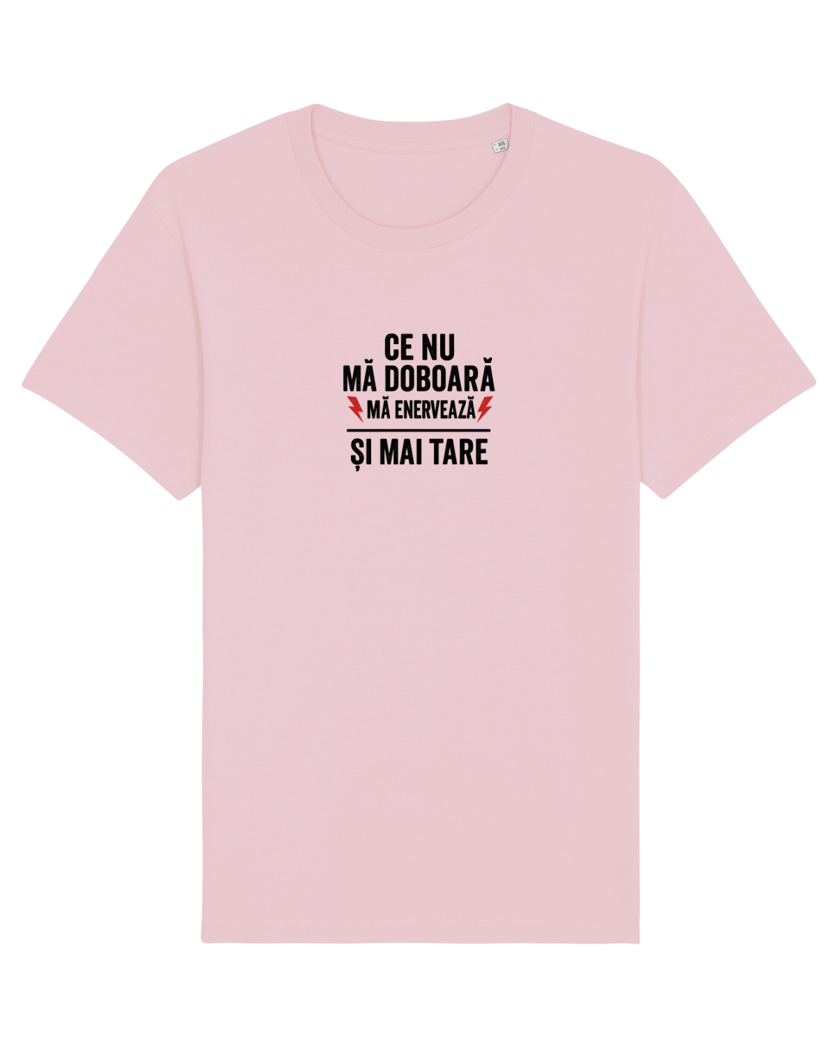 Tricou mânecă scurtă Unisex Rocker Cotton Pink