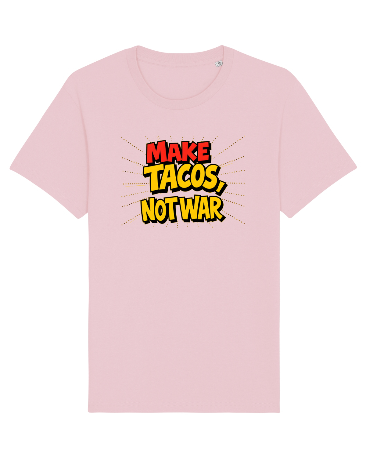 Tricou mânecă scurtă Unisex Rocker Cotton Pink
