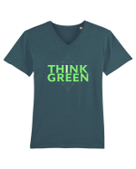 THINK GREEN 1 Tricou mânecă scurtă guler V Bărbat Presenter
