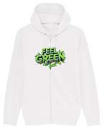 FEEL GREEN 3 Hanorac cu fermoar Unisex Connector