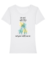 Ținuta perfectă Tricou mânecă scurtă guler larg fitted Damă Expresser